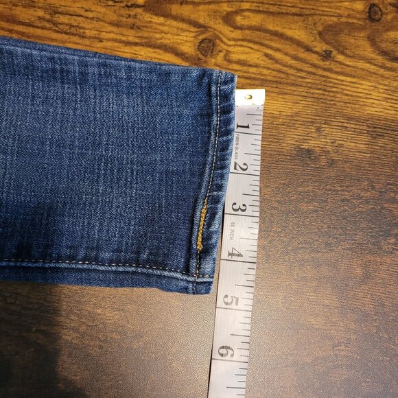 Levi's Jeans Size 27 High Rise Skinny 721 Medium Dark Wash Stretch Denim Western - Picture 11 of 11